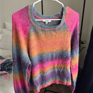 Colorful Striped Steven Madden Sweater